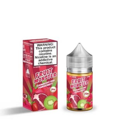 سالت نیکوتین انار کیوی توت فرنگی مانستر Monster Strawberry Kiwi Pmegranate