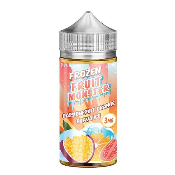 جویس پشن فروت پرتقال گواوا یخ فروت مانستر Frozen Fruit Monster Passionfruit Orange Guava Ice 100ML