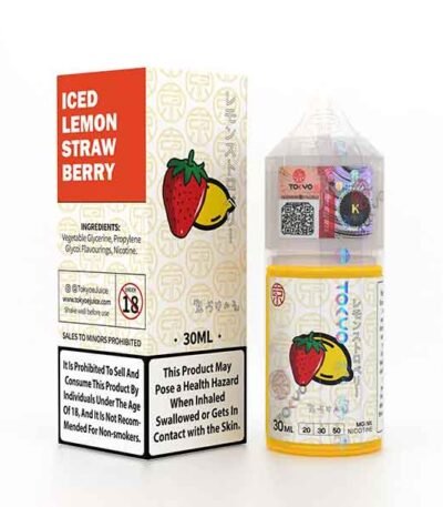 سالت نیکوتین آیس توت فرنگی لیمو توکیو Tokyo Ice Strawberry Lemon Salt