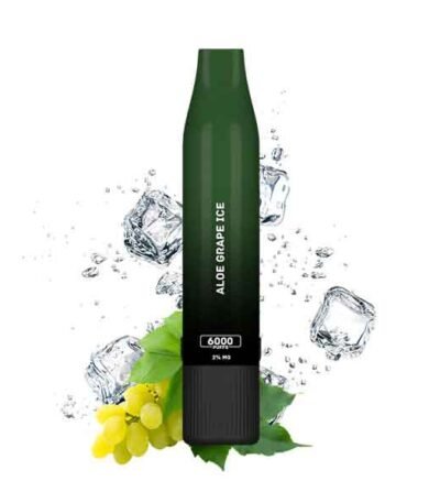 پاد یکبار مصرف دی پی اس ۶۰۰۰ پاف آلوئه ورا انگور یخ Dps Aloe Grape Ice