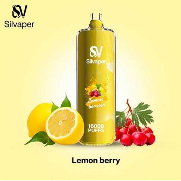 ویپ یکبار مصرف ۱۶۰۰۰ پاف سیلوا میکس توت و لیمو Silva Rocket Shisha 16000 Berry Lemon Mix Disposable