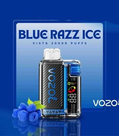 پاد یکبار مصرف بلوبری رزبری یخ وزول ۲۰۰۰۰ پاف Vozol Vista Blueberry Raspberry Ice 20000 Disposable