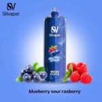 ویپ یکبار مصرف ۱۶۰۰۰ پاف سیلوا تمشک ترش و بلوبری Silva Rocket Shisha 16000 Sour Raspberry Blueberry Disposable