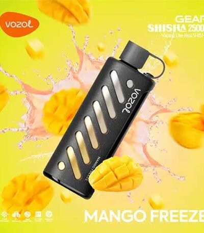 ویپ یکبار مصرف انبه یخ وزول ۲۵۰۰۰ پاف Vozol Gear Shisha 25000 Mango Ice Disposable