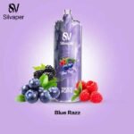 ویپ یکبار مصرف ۱۶۰۰۰ پاف سیلوا بلوبری تمشک Silva Rocket Shisha 16000 Blue Razz Disposable