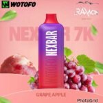 پاد یکبار مصرف ۷۰۰۰ پاف نکس بار سیب انگور Nexbar Apple Grape 7000 Disposable