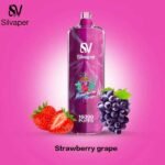 ویپ یکبار مصرف ۱۶۰۰۰ پاف سیلوا انگور توت فرنگی Silva Rocket Shisha 16000 Grape Strawberry Disposable