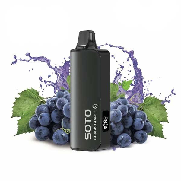 پاد یکبار مصرف انگور سیاه ۲۳۰۰۰ پاف سوتو Soto Deluxe 23000 Black Grape Disposable