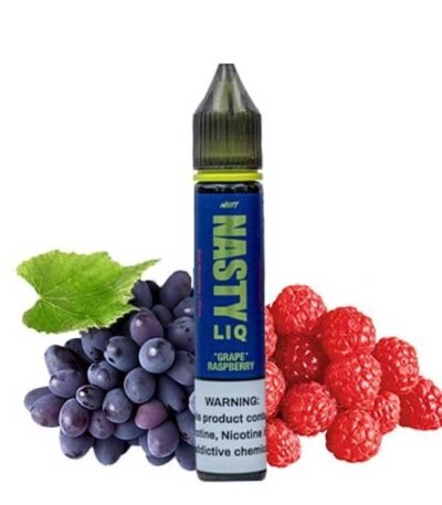 سالت نیکوتین تمشک انگور نستی Nasty LIQ 44 Grape Raspberry Saltnic