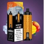 ویپ یکبار مصرف کرون بار الفاخر انبه یخ ۱۲۰۰۰ پاف Crown Bar AL Fakher Mango Ice 12000