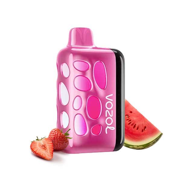 پاد یکبار مصرف ریو ۴۰۰۰۰ پاف وزول طعم هندوانه توت‌فرنگی Vozol Rave 40000 Watermelon Strawberry