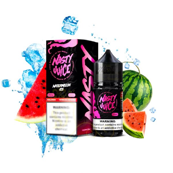 سالت نیکوتین هندوانه یخ اسموت نستی Nasty Smooth Watermelon Ice سالت نیکوتین هندوانه یخ اسموت نستی Nasty Smooth Watermelon Ice
