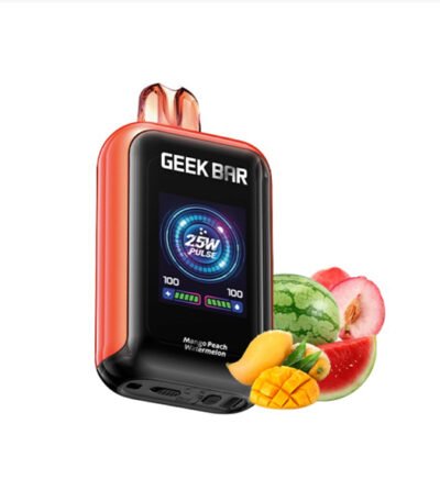 پاد یکبار مصرف گیک بار انبه هلو هندوانه Geek Bar Mango Peach Watermelon 23000 Puffs