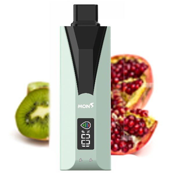پاد یکبار مصرف بابل مون انار کیوی فروت Bubblemon Dual Mesh Pomegranate Kiwi Fruit 35000 Puffs