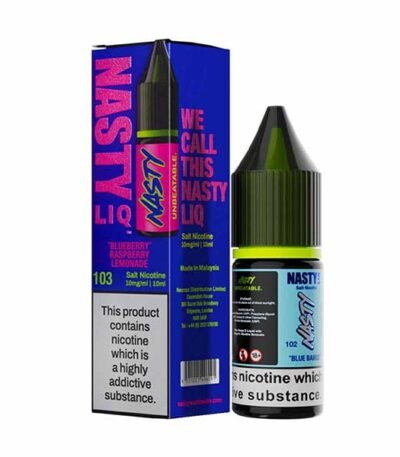 سالت نیکوتین تمشک بلوبری لیموناد نستی Nasty LIQ 103 Blueberry Raspberry Lemonade 10ML
