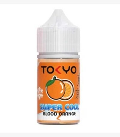 سالت نیکوتین پرتقال توسرخ یخ توکیو Tokyo Blood Orange Ice Super Cool
