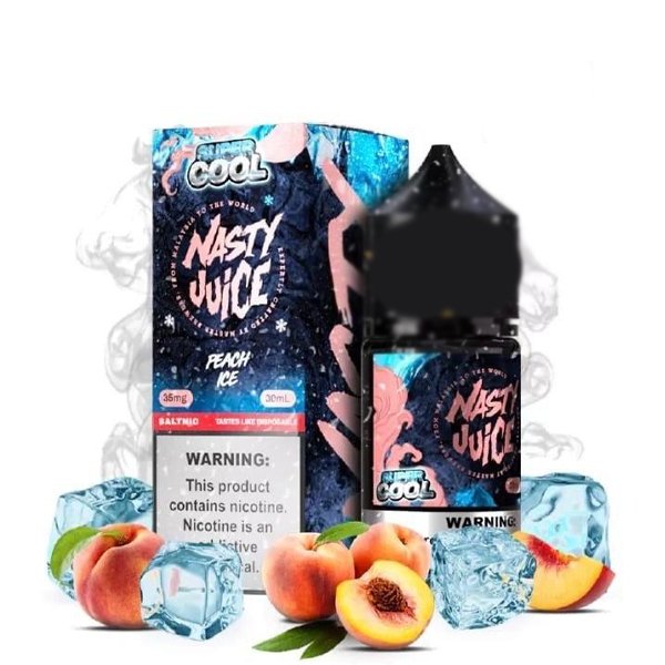 dfserdgf سالت نیکوتین هلو یخ اسموت نستی Nasty Smooth Peach Ice