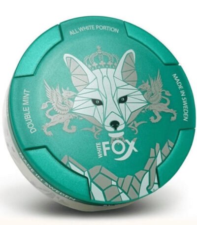 نیکوتین پچ وایت فوکس نعنا منتول یخ Nicotine Pouch White Fox Double Mint