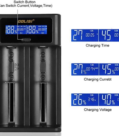 دستگاه شارژ باتری ویپ گلیسی آی ۲ Golisi I2 Charger