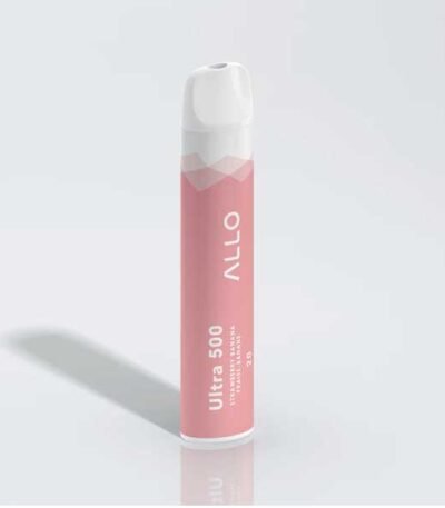 پاد یکبارمصرف موز و توت‌فرنگی Allo Plus Strawberry Banana 5000 Puffs