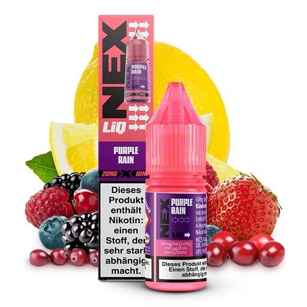 سالت نیکوتین پاد سالت تمشک بلوبری Pod Salt Nex Liq Purple Rain