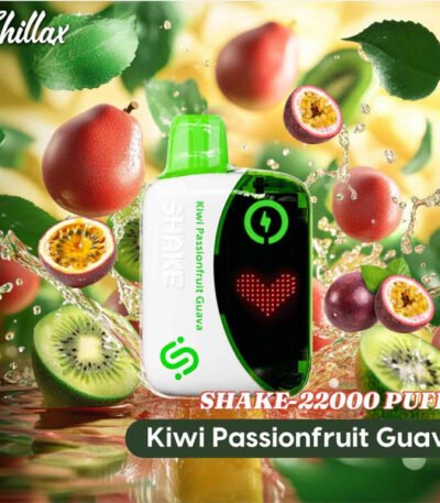 پاد یکبار مصرف چیلاکس شیک کیوی پشن فروت گواوا Chillax Shake Kiwi Passion Fruit Guava 22000 Puffs