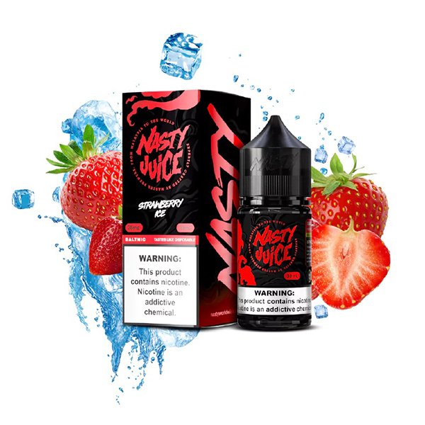 سالت نیکوتین توت فرنگی یخ اسموت نستی Nasty Smooth Strawberry Ice سالت نیکوتین توت فرنگی یخ اسموت نستی Nasty Smooth Strawberry Ice