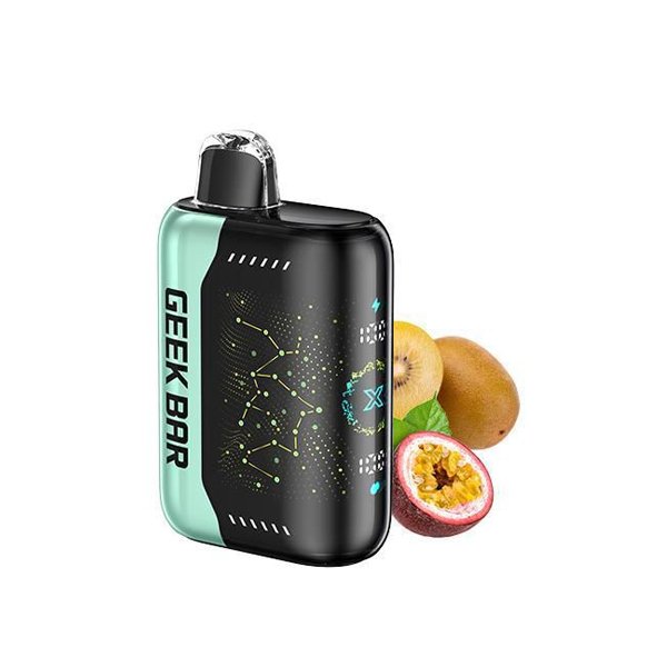 پاد گیک بار پالس ایکس کیوی پشن فروت Geek Bar Pulse X Kiwi Passion Fruit 25000 Puffs پاد گیک بار پالس ایکس کیوی پشن فروت Geek Bar Pulse X Kiwi Passion Fruit 25000 Puffs