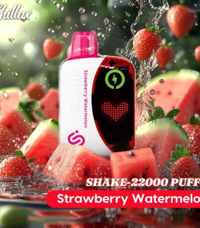 پاد یکبار مصرف چیلاکس شیک توت فرنگی هندوانه Chillax Shake Strawberry Watermelon 22000 Puffs